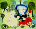 Le déjeuner sur l herbe Manet 1 1961 Desnudo abstracto